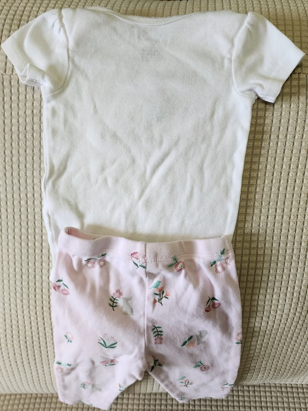 Carter's 3M Matching Bunny Onsie 